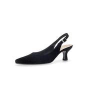 Gabor Slingpumps 81.510.17 Velour schwarz Damen Größe 40,5
