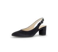 Gabor Damen Slingpumps, Frauen Pumps,Komfort-Mehrweite,orthopaedisch,einlege-Sohlen,Soft-Move,daempfung,Best-Fitting,Dark-Blue,39 EU / 6 UK
