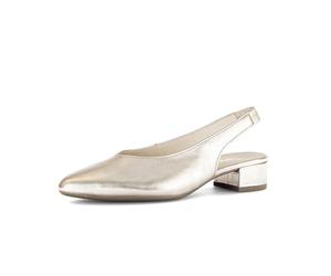 Gabor Damen Slingpumps, Frauen Pumps,langlebig,Pass-Form,Pflege-leicht,Plateau,qualitaet,Respira,robust,rustikal,sensitiv,Puder,35 EU / 2.5 UK