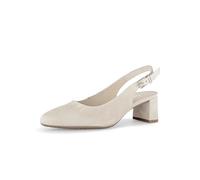 Slingpumps GABOR "Slingpumps", Damen, Gr. 38, beige, Schuhe Slingpumps (49543757-38) beige
