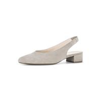 Gabor Sling Pumps grau puder Velour 81.520.12 - Größe 43
