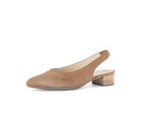 Slingpumps GABOR "Slingpumps", Damen, Gr. 38, braun, Schuhe Slingpumps (78067063-38) braun