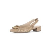 Gabor Damen Slingpumps, Frauen Pumps,Soft-Move,daempfung,Best-Fitting,gesund,elastisch,gepolstert,polsterung,feminin,Sand/steppa,39 EU / 6 UK