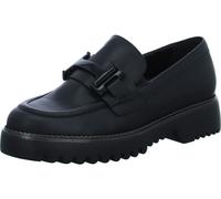 Loafer GABOR "FLORENZ", Damen, Gr. 38, schwarz, Kalbsleder, unifarben, modisch, Schuhe, Blockabsatz, Slipper, Businessschuh in Bequemweite G (= weit) (40641530-38) schwarz