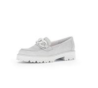 Gabor Damen Slipper, Frauen Halbschuhe,Mokassins,Slip-ons,Slides,Schlupfschuhe,schluepfschuhe,Loafer,lightgrey (Uni),40.5 EU / 7 UK