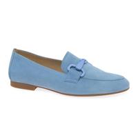 Gabor Damen Slipper, Frauen Halbschuhe,Mokassins,Slip-ons,Slides,Schlupfschuhe,schluepfschuhe,Loafer,Cloud (Uni),37 EU / 4 UK, 25.211, Blau Cloud 18