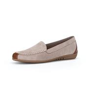 Gabor Damen Slipper, Frauen Halbschuhe,Wechselfußbett,Best Fitting,Women's,Woman,Lady,Ladies,Halbschuhe,Mokassins,leinen/Peanut,38.5 EU / 5.5 UK