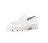 Gabor Damen Slipper, Frauen Halbschuhe,Wechselfußbett,Moderate Mehrweite (G),Mokassins,Slip-ons,Slides,Schlupfschuhe,Milk,43 EU / 9 UK