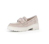 Gabor Damen Slipper, Frauen Halbschuhe,Wechselfußbett,schluepfschuhe,Loafer,Mokassins,Slip-ons,Slides,leinen (Creme),39 EU / 6 UK