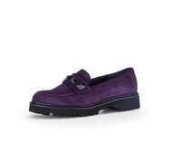 Gabor Damen Slipper, Frauen Slip On,Best Fitting,Businessschuhe,Slip-ons,Mokassins,Halbschuhe,Schlupfschuhe,Purple (schwarz),38 EU / 5 UK