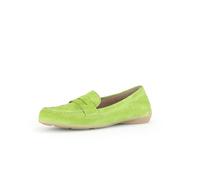 Gabor Damen Slipper, Frauen Slip On,Best Fitting,Businessschuhe,Slip-ons,Mokassins,Halbschuhe,Slides,Schlupfschuhe,Granny Green,37 EU / 4 UK