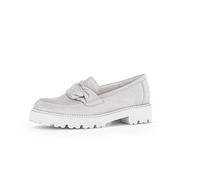 Gabor 25.242.19 hell-grau - elegante Slipper für Damen - Größe 40