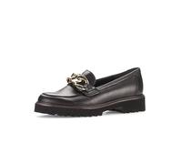 Gabor Damen Slipper, Frauen Slip On,Best Fitting,Slip-ons,Mokassins,Halbschuhe,Slides,Schlupfschuhe,Loafer,schwarz(Gold/cogn),39 EU / 6 UK