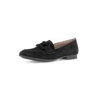 Gabor Schuhe Slipper schwarz Loafer Velour 55.273.17 - Größe 39