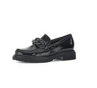 Gabor Damen Slipper, Frauen Slip On,College Schuhe,Businessschuhe,Slip-ons,Mokassins,Halbschuhe,Slides,Loafer,schwarz(Uni+Blush),37 EU / 4 UK