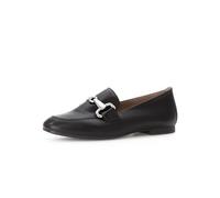 Gabor Damen Slipper, Frauen Slip On,College Schuhe,Businessschuhe,Slip-ons,Mokassins,Halbschuhe,Slides,Loafer,schwarz (Silber),38 EU / 5 UK