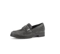 Gabor Damen Slipper, Frauen Slip On,College Schuhe,Businessschuhe,Slip-ons,Mokassins,Halbschuhe,Slides,Loafer,Pepper (schwarz),40 EU / 6.5 UK