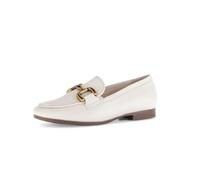 Gabor Leder-Mokassins in Weiß - 51% | Größe 38,5 | Damen Schuhe Halbschuhe