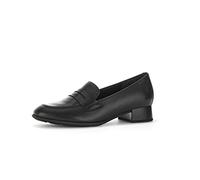 Gabor Damen Slipper, Frauen Slip On,Halbschuhe,Slides,Schlupfschuhe,schluepfschuhe,Loafer,College Schuhe,Businessschuhe,schwarz,40.5 EU / 7 UK