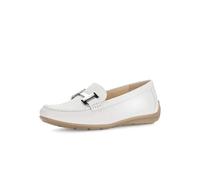 Gabor Damen Slipper, Frauen Slip On,Halbschuhe,Slides,Schlupfschuhe,schluepfschuhe,Loafer,College Schuhe,Slip-ons,Weiss (Silber),35.5 EU / 3 UK