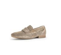 Gabor Damen Slipper, Frauen Slip On,Leichte Mehrweite (G),Businessschuhe,Slip-ons,Mokassins,Halbschuhe,Slides,Loafer,sesamo,38 EU / 5 UK