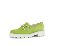 Gabor Damen Slipper, Frauen Slip On,Loafer,College Schuhe,Businessschuhe,Slip-ons,Mokassins,Halbschuhe,Slides,Granny Green,42 EU / 8 UK