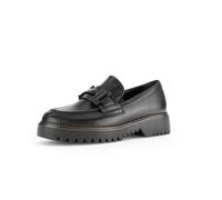 Gabor Damen Slipper, Frauen Slip On,Moderate Mehrweite (G),Businessschuhe,Mokassins,Halbschuhe,Slides,Loafer,schwarz (schwlack),41 EU / 7.5 UK
