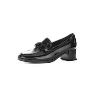 Gabor Damen Slipper, Frauen Slip On,Moderate Mehrweite (G),College Schuhe,Businessschuhe,Mokassins,Halbschuhe,schwarz (Uni),40 EU / 6.5 UK