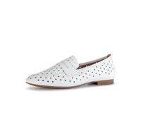Gabor Damen Slipper, Frauen Slip On,modisch,Mokassins,Halbschuhe,Slides,Schlupfschuhe,schluepfschuhe,Loafer,Slip-ons,Weiss,38 EU / 5 UK