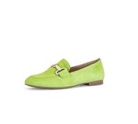Gabor Damen Slipper, Frauen Slip On,Mokassins,Halbschuhe,Schlupfschuhe,schluepfschuhe,Loafer,Slip-ons,modisch,gr.Green(Gold matt),35 EU / 2.5 UK