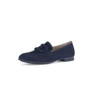Gabor Schuhe Slipper blau Loafer Velour 55.273.16 - Größe 40