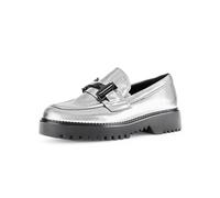 Gabor Damen Slipper, Frauen Slip On,schluepfschuhe,College Schuhe,Businessschuhe,Slip-ons,Mokassins,Halbschuhe,antiksilb(schwlack),39 EU / 6 UK