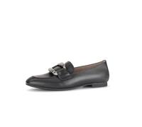 Gabor Damen Slipper, Frauen Slip On,schluepfschuhe,Loafer,College Schuhe,Businessschuhe,Slip-ons,Mokassins,schwarz(Altsilber),37 EU / 4 UK