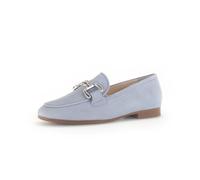 Gabor Damen Slipper, Frauen Slip On,Slides,Schlupfschuhe,schluepfschuhe,Loafer,Slip-ons,Freizeitschuhe,modisch,Azur (Silber),36 EU / 3.5 UK