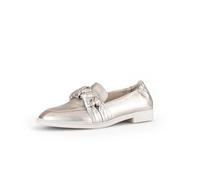 Gabor Damen Slipper, Frauen Slip On,Slip-ons,Mokassins,Halbschuhe,Slides,Schlupfschuhe,schluepfschuhe,Loafer,College Schuhe,Puder,40 EU / 6.5 UK