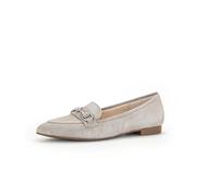 Gabor 41.302.12 hell-grau - Ballerina - Halbschuhe - Slipper für Damen - Größe 40.5