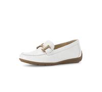 Gabor Damen Slipper, Frauen Slip On,Slip-ons,Mokassins,Halbschuhe,Slides,Schlupfschuhe,schluepfschuhe,Loafer,Offwhite(goldmatt),41 EU / 7.5 UK