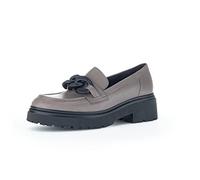 Gabor Damen Slipper, Frauen Slip On,Wechselfußbett,Best Fitting,Halbschuhe,Slides,Schlupfschuhe,schluepfschuhe,Taupe (schwarz),42 EU / 8 UK