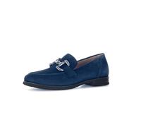 Gabor Schuhe Slipper blau Velour G-Weite 32.422.46 - Größe 40
