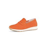 Gabor Damen Slipper, Frauen Slip On,Wechselfußbett,Moderate Mehrweite (G),College Schuhe,Businessschuhe,Slip-ons,Mandarine,40 EU / 6.5 UK