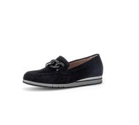 Gabor Damen Slipper, Frauen Slip On,Wechselfußbett,Moderate Mehrweite (G),schluepfschuhe,College Schuhe,Slip-ons,schwarz (Uni),40 EU / 6.5 UK