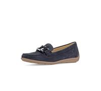 Gabor Damen Slipper, Frauen Slip On,Wechselfußbett,Moderate Mehrweite (G),Schlupfschuhe,schluepfschuhe,Loafer,Slides,Blue (Uni),41 EU / 7.5 UK