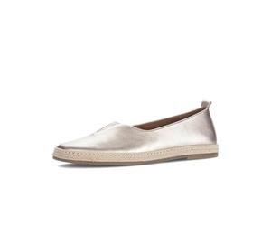 Gabor Damen Slipper, Frauen Slipper, Mokassins,antikrosa,silbrt,Casual,Fashion,metallic,Effekt,Easy-Walking,elegant,Gold,Puder,41 EU / 7.5 UK