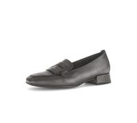 Gabor Damen Slipper, Frauen Slipper, Mokassins,beige,Lack,braun,klassisch,Komfort-Mehrweite,modisch,Soft-Move,antiksilber (Eff.),41 EU / 7.5 UK