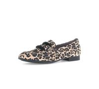 Slipper GABOR "Gabor Slipper Leder", Damen, Gr. 39, leopard, Leder, Casual, Schuhe (66682948-39) leopard