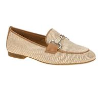 Gabor Slipper Loafer beige braun Bast 85.214.48 - Größe 35