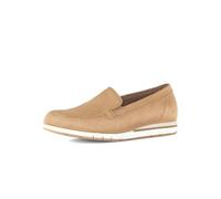 Gabor Damen Slipper, Frauen Slipper, Mokassins,Leder-Sohle,Cherry,Merlot,Sport-Dynamic,g-Weite,glatt-Leder,antikrosa,silbrt,Sattel,39 EU / 6 UK