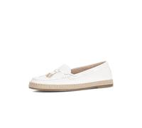 Gabor Damen Slipper, Frauen Slipper, Mokassins,Passform,Comfort,wechsel-Fussbett,Optifit,breit,Hovercraft,atmungs-aktiv,blau,Latte,41 EU / 7.5 UK