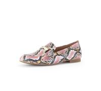 Gabor Damen Slipper, Frauen Slipper, Mokassins,schick,verspielt,Leder-Ware,Trend-bewusst,praktisch,Arbeit,buero,Rose Combi (Gold),39 EU / 6 UK