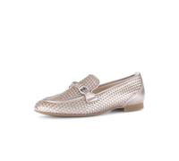 Gabor Damen Slipper, Frauen Slipper, Mokassins,Soft-Move,daempfung,Best-Fitting,gesund,elastisch,gepolstert,polsterung,Gold,Mutaro,40 EU / 6.5 UK